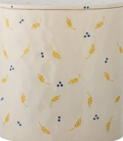 Jarre Pippine avec Couvercle Grès Blanc - Bloomingville