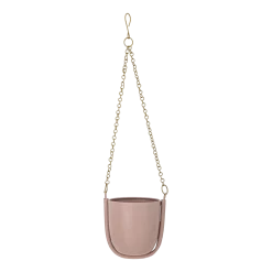 Kati Pot de fleurs suspendu Rose Métal - Bloomingville