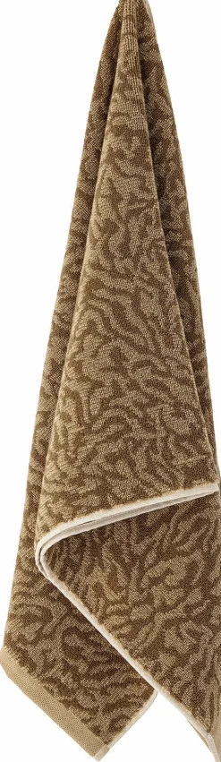 Kaysa Serviette de bain en coton brun Bloomingville