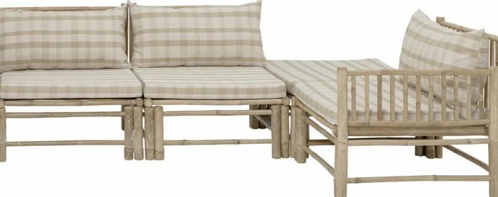 Korfu Module Canapé Coin Droit Nature Bambou - Bloomingville