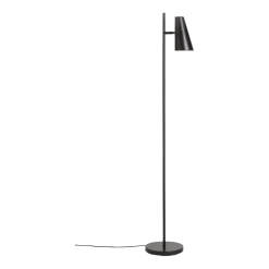 Lampadaire abat-jour réglable en métal peint noir 141,5cm Cono - Woud
