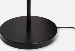 Lampadaire abat-jour réglable en métal peint noir 141,5cm Cono - Woud