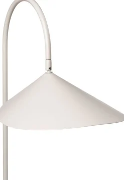 Lampadaire avec socle en marbre beige Arum - Ferm Living