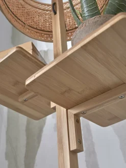 Lampadaire avec étagère en bambou naturel 50x158cm Java - Good & Mojo