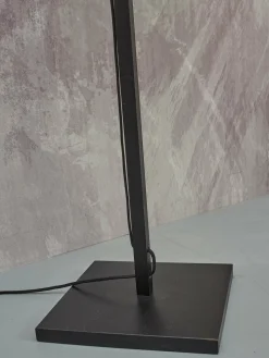 Lampadaire avec étagère en bambou noir 50x158cm Java - Good & Mojo