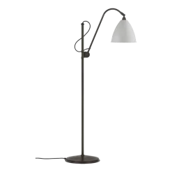 Lampadaire blanc classique base noir en laiton 21 cm BL3 - Gubi