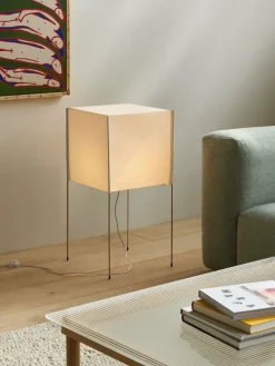 Lampadaire blanc en caoutchouc Paper Cube - HAY
