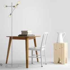 Lampadaire blanc Twigo 4 - Custom Form