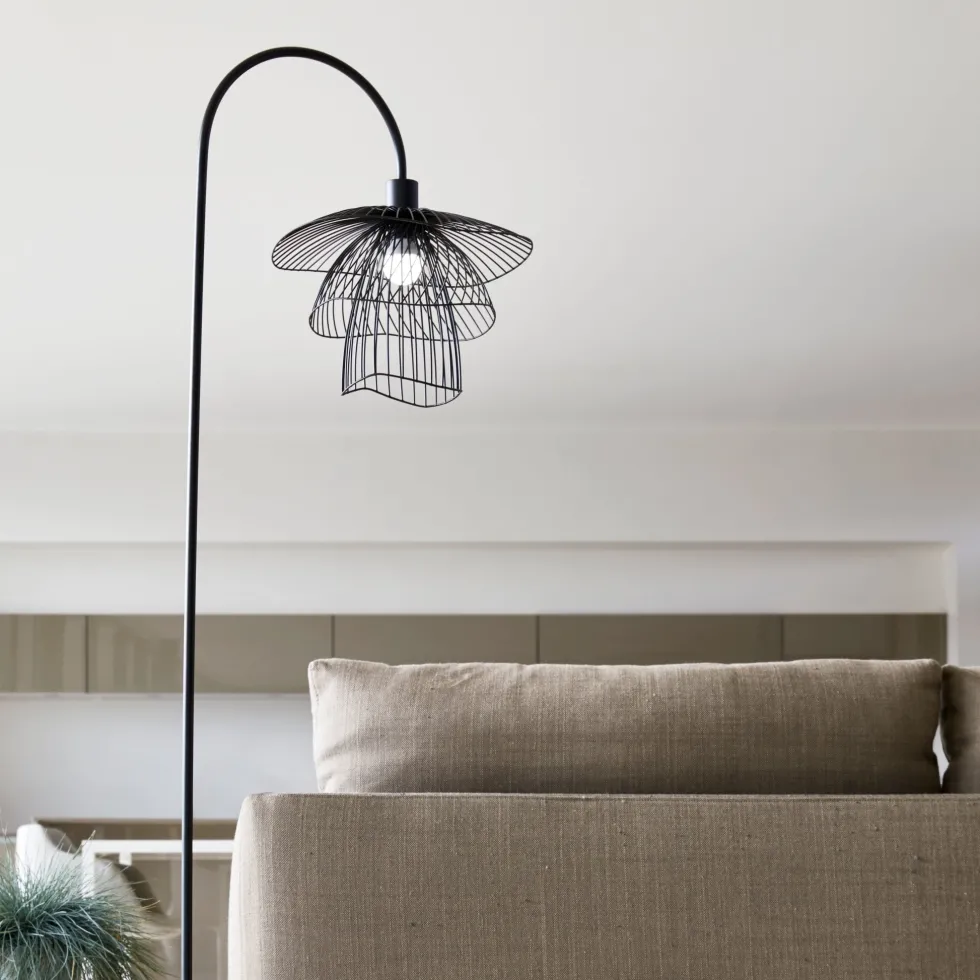 Lampadaire champagne Papillon - Forestier