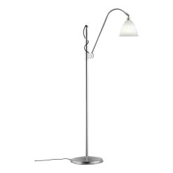Lampadaire crème base argenté en laiton 16 cm BL3 - Gubi