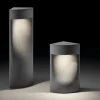 Lampadaire d'extérieur dimmable en béton gris 35cm Moai B/35 - Bover