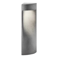 Lampadaire d'extérieur dimmable en béton gris 60cm Moai B/60 - Bover