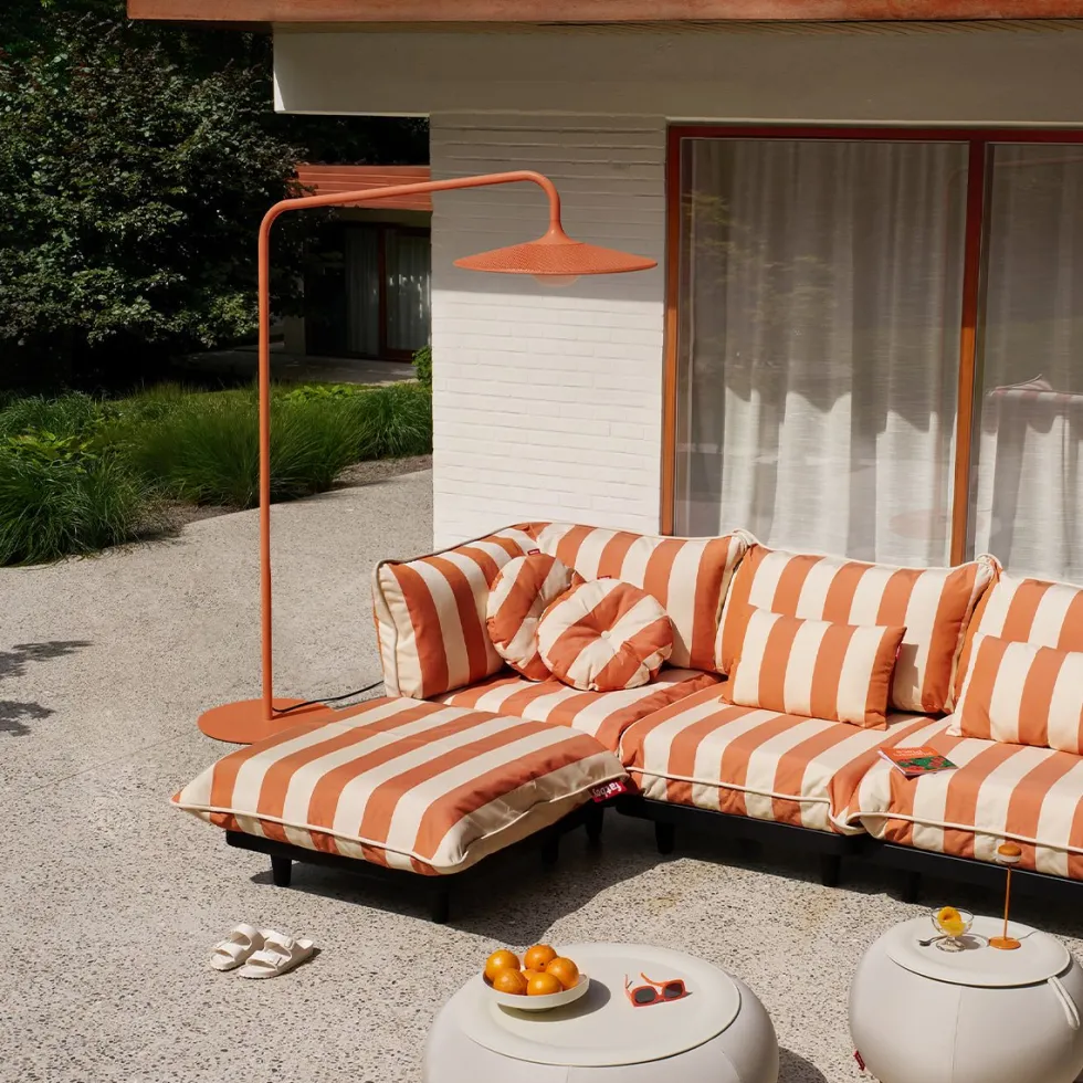 Lampadaire d'extérieur en aluminium terracotta 180x84x233cm Archigrande - Fatboy