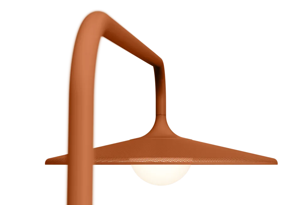 Lampadaire d'extérieur en aluminium terracotta 180x84x233cm Archigrande - Fatboy