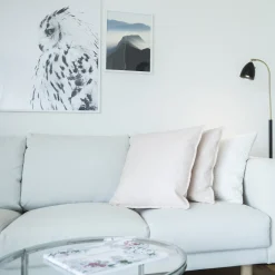 Lampadaire dimmable en laiton et métal blanc Deluxe - Belid