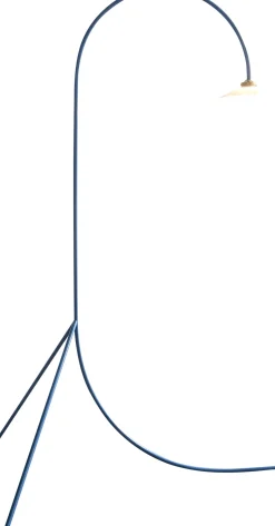 Lampadaire en acier bleu 120x100x190cm N° 1 - valerie_objects