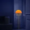Lampadaire en acier chromé et plastique orange Wire - Verpan