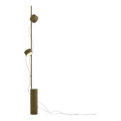 Lampadaire en acier marron vert 136cm Post - Muuto