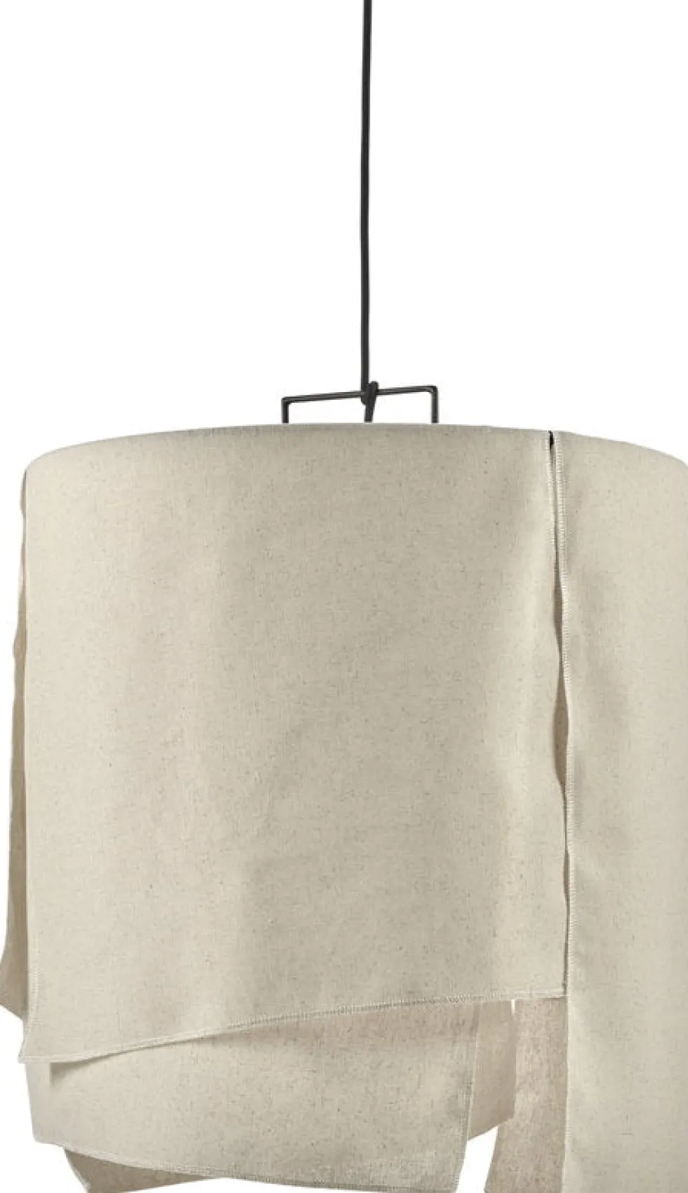 Lampadaire en acier noir et beige 46x35,5cm Nomad - Serax
