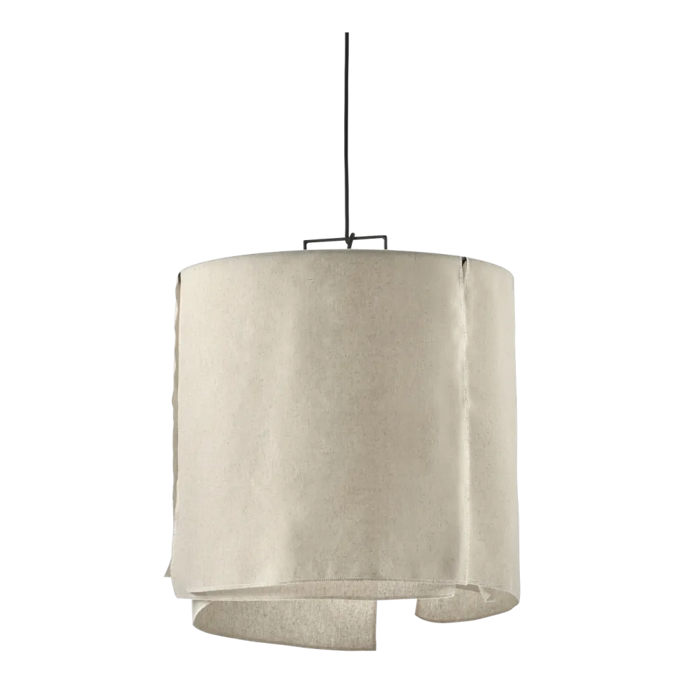 Lampadaire en acier noir et beige 46x35,5cm Nomad - Serax