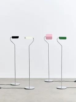Lampadaire en acier noir 22x110cm Apex - Hay
