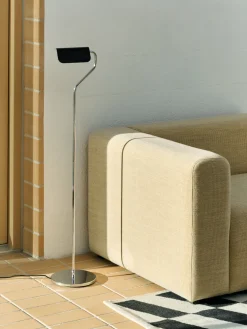 Lampadaire en acier noir 22x110cm Apex - Hay