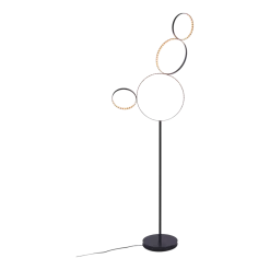 Lampadaire en acier noir 80x202cm Pico 5 - Le deun