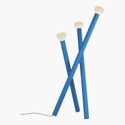 Lampadaire en aluminium bleu Parc n°5 - Lambert & Fils