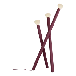 Lampadaire en aluminium bordeaux Parc n°5 - Lambert & Fils