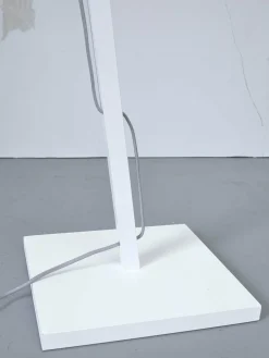 Lampadaire en bambou blanc avec abat-jour en bois blanc 150x40 cm Zanzibar - Good & Mojo