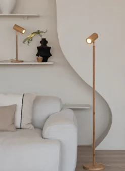 Lampadaire en bambou naturel 141cm Java - Good & Mojo