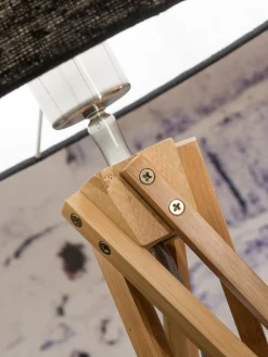Lampadaire en bambou noir Kilimanjaro - Good & Mojo