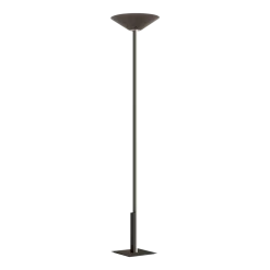 Lampadaire en bronze nickel satiné 31 x 190 cm Fly - Contardi