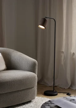 Lampadaire en chêne naturel 125 cm Material - New Works