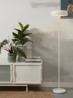 Lampadaire en fer blanc 145,5cm Porto - It's about Romi