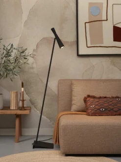 Lampadaire en fer noir 145,5cm Bordeaux - It's about Romi