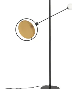Lampadaire en fer noir 30x97x141cm Sirius - Zuiver