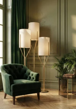 Lampadaire en laiton Arborescence L - CVL Luminaires