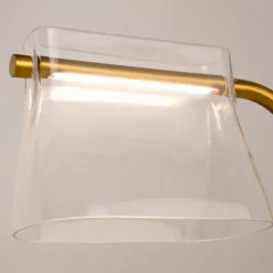 Lampadaire en laiton et verre 44x126cm Cabaret - Maytoni