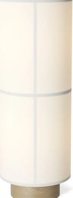 Lampadaire en lin blanc 83cm Hashira - Audo