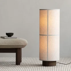 Lampadaire en lin naturel 83cm Hashira - Audo