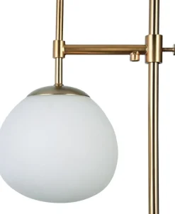 Lampadaire en métal doré Erich - Maytoni