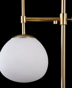 Lampadaire en métal doré Erich - Maytoni