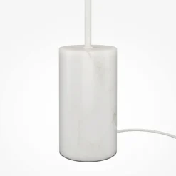 Lampadaire en métal et marbre blanc 145cm Kyoto - Maytoni