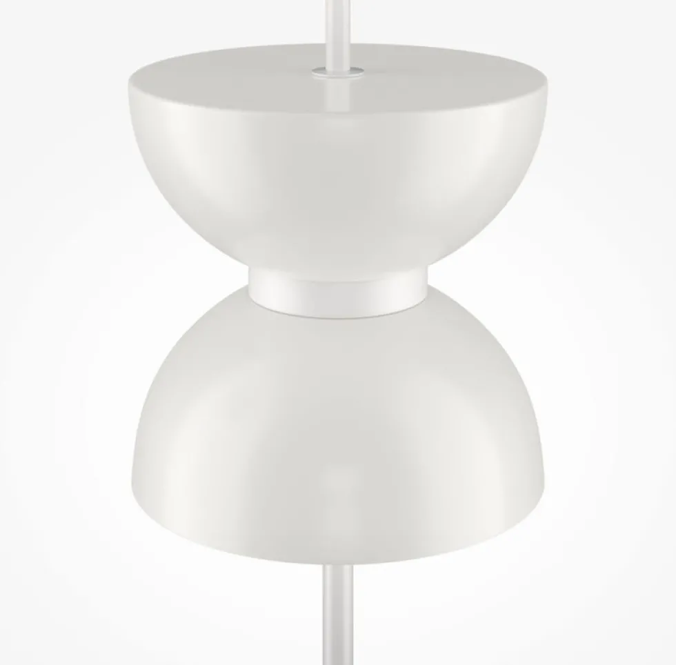 Lampadaire en métal et marbre blanc 145cm Kyoto - Maytoni