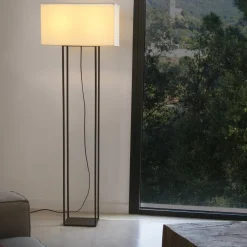 Lampadaire en métal marron Vesper - Faro Barcelona