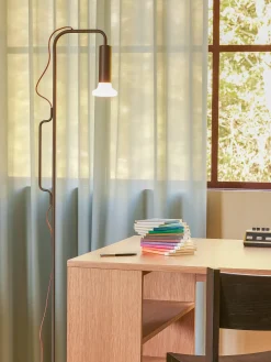 Lampadaire en métal marron 54x31xh154cm Ido - Hübsch