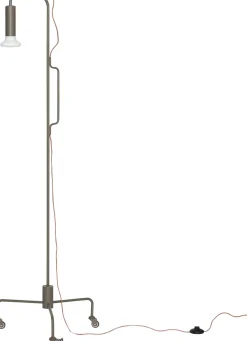 Lampadaire en métal marron 54x31xh154cm Ido - Hübsch