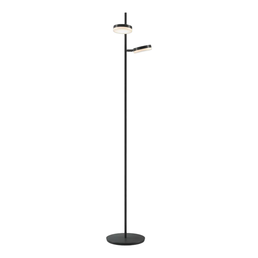 Lampadaire en métal noir 145 cm Fad - Maytoni