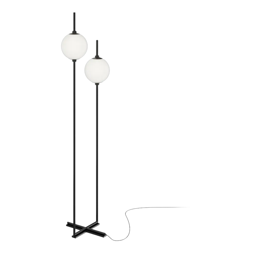Lampadaire en métal noir 150 cm Sixth sense - Maytoni